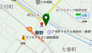 秦野北口自転車駐車場の地図画像