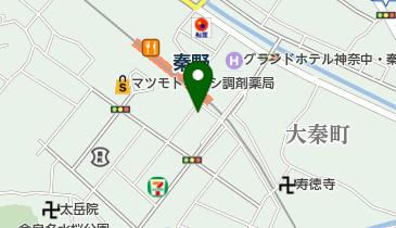 秦野駅南口第1自転車駐車場の地図画像