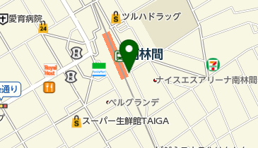 小田急南林間駐輪場の地図画像