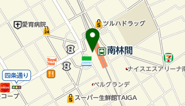 小田急マルシェ南林間駐輪場の地図画像