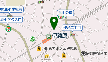 伊勢原駅北口駐輪場の地図画像