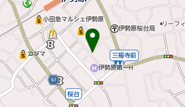 伊勢原駅南口第2駐輪場の地図画像