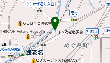 西口第1自転車駐車場の地図画像