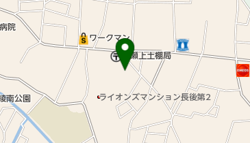 上土棚駐輪場の地図画像