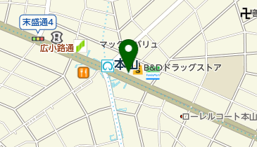 本山第二自転車駐車場の地図画像