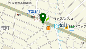 本山第四自転車駐車場の地図画像