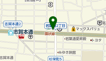 志賀本通第三自転車駐車場の地図画像