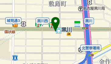 黒川自転車駐車場の地図画像