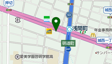 浅間町第一自転車駐車場の地図画像