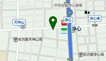 浄心第一自転車駐車場の地図画像