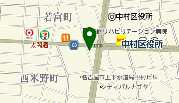 中村区役所第二自転車駐車場の地図画像