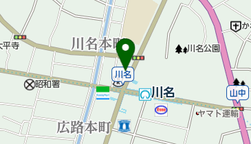 川名第1自転車駐車場の地図画像