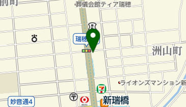 新瑞橋駅自転車駐車場の地図画像