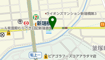 落合橋自転車駐車場の地図画像