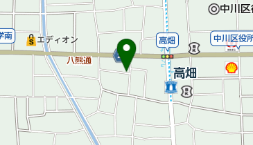 高畑第三自転車駐車場の地図画像