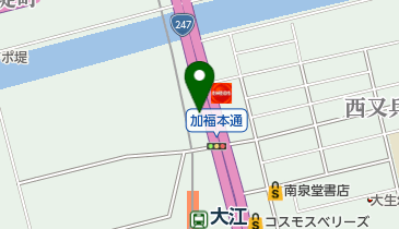 大江第三自転車駐車場の地図画像