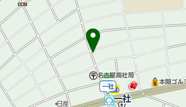 一社第二自転車駐車場の地図画像