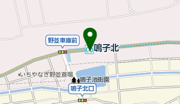 相川第二自転車駐車場の地図画像