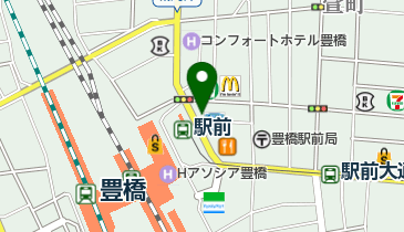 豊橋駅東口自転車等駐車場の地図画像