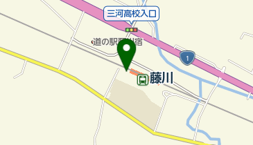 藤川駅自転車駐車場の地図画像