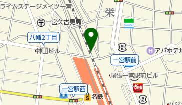 一宮駅北第1駐輪場の地図画像