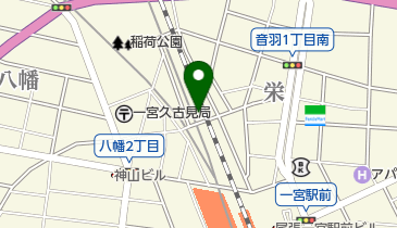 一宮駅北第3駐輪場の地図画像