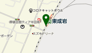 東成岩駅駐輪場の地図画像