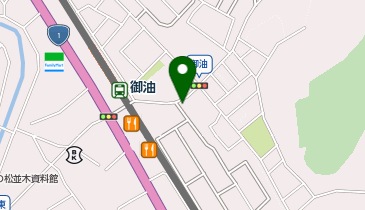 御油駅自転車駐車場の地図画像