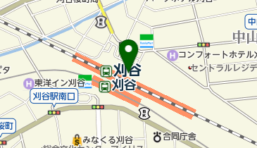 刈谷駅北口平面駐輪場の地図画像
