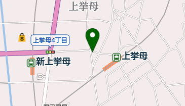 上挙母駅西駐輪場の地図画像