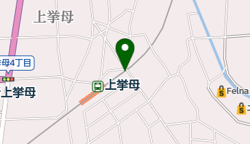 上挙母駅南駐輪場の地図画像