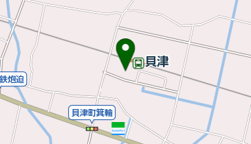 貝津駅駐輪場の地図画像