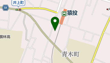 猿投駅西駐輪場の地図画像