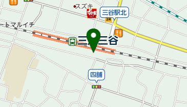 三谷駅南自転車駐車場の地図画像