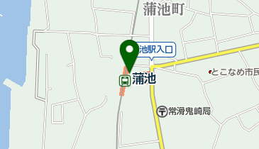 蒲池駅自転車駐車場の地図画像