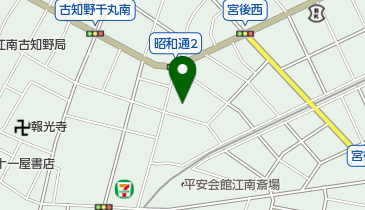 江南駅北第三自転車等駐車場の地図画像