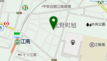 北野自転車等駐車場の地図画像