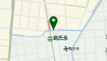 島氏永駅東自転車等駐車場の地図画像