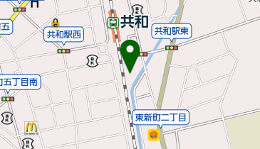 共和駅東第一自転車駐車場の地図画像