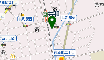 共和駅東第二自転車駐車場の地図画像