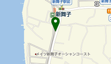 新舞子駅前第2自転車駐車場の地図画像