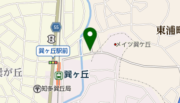 巽ケ丘駅前第2自転車駐車場の地図画像