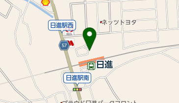 日進駅前自転車駐車場の地図画像