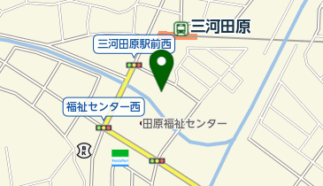 田原駅南公共駐車場の地図画像