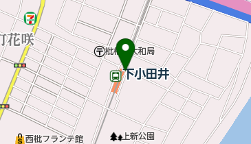 名鉄下小田井駅自転車駐車場の地図画像