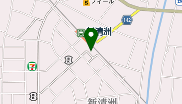 名鉄新清洲駅前自転車駐車場の地図画像