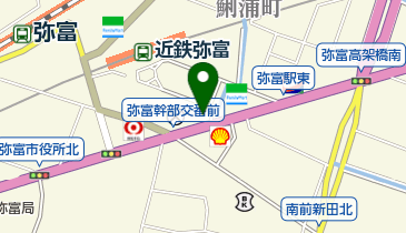 弥富駅南自転車駐車場の地図画像