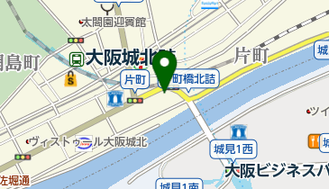 大阪城北詰駅自転車駐車場の地図画像