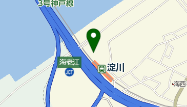 淀川駅自転車駐車場の地図画像