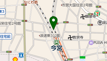 今宮駅自転車駐車場の地図画像